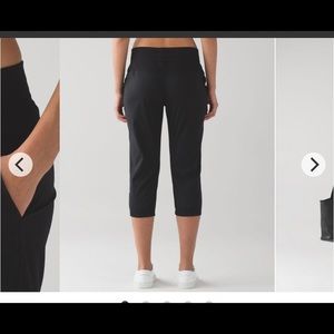 Lululemon cropped unlined dance studio pants